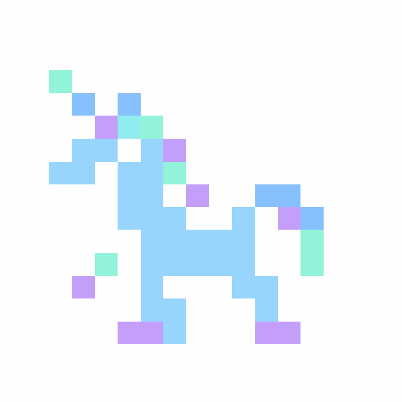 Animated CREDITS UNI unicorn artwork